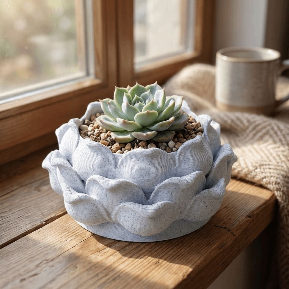 Lotus Shaped Succulent Plant P - đánh giá và giá Echeveria Succulent